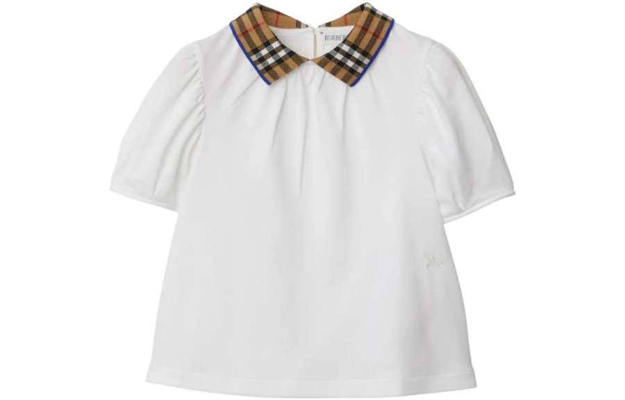 Burberry T Shirt FW23 White Kids'