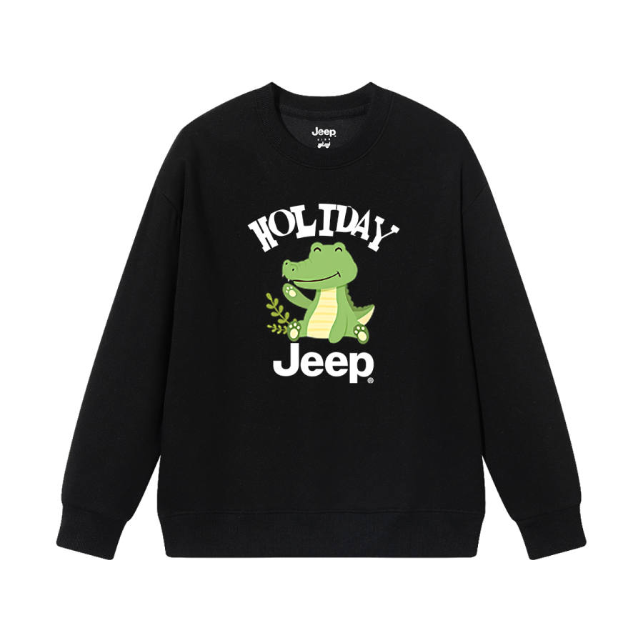 Jeep Jeep Grade School Sweatshirts Crew Neck Thickened