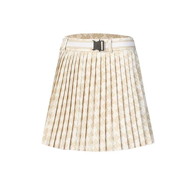 FILA Golf Casual Short Skirts Women's Light Khaki Yellow