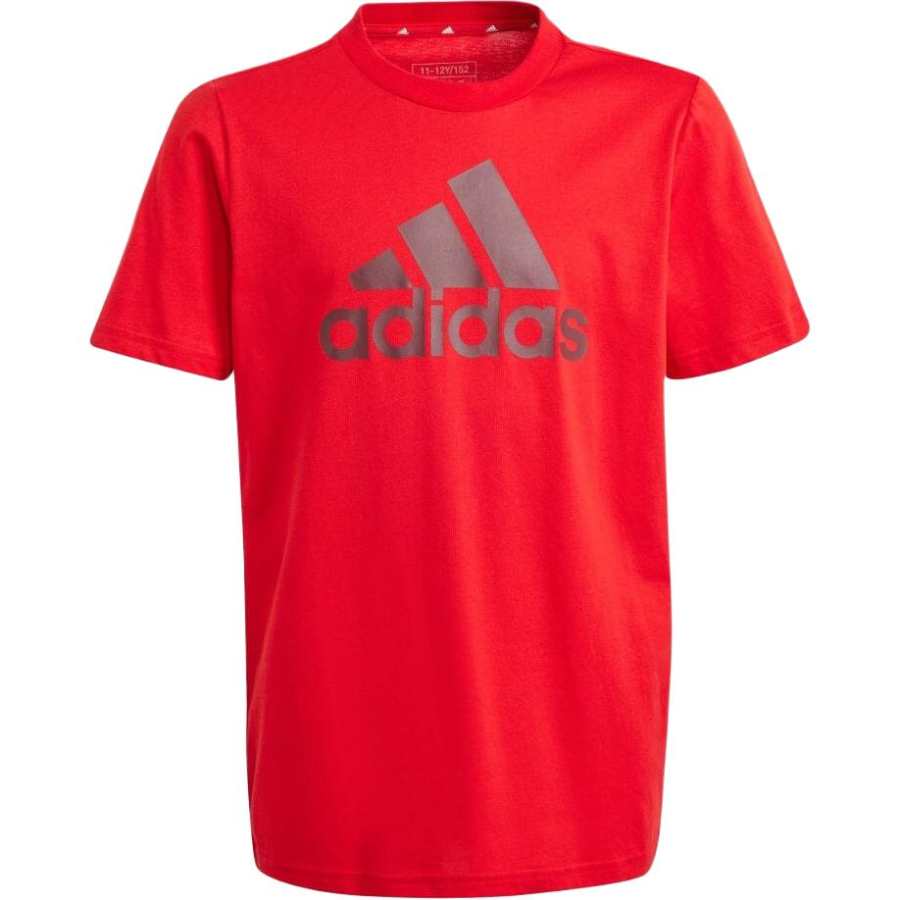 Adidas Adidas Essential T Shirt Dark Red Teenagers