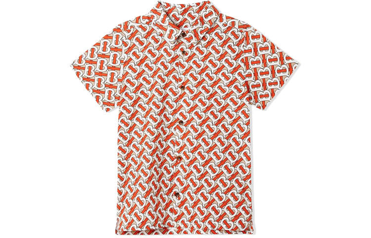 Burberry Kids Casual Shirts Lapel Thin