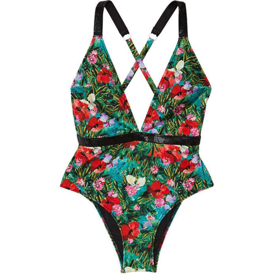 Victoria's Secret One piece Swimsuit Women's Tropical Floral Print