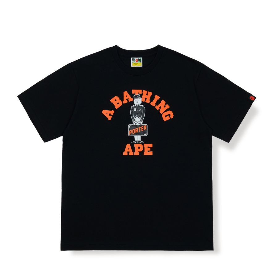 A BATHING APE Bape X Porter Stand Tee & Tote Bag Tee