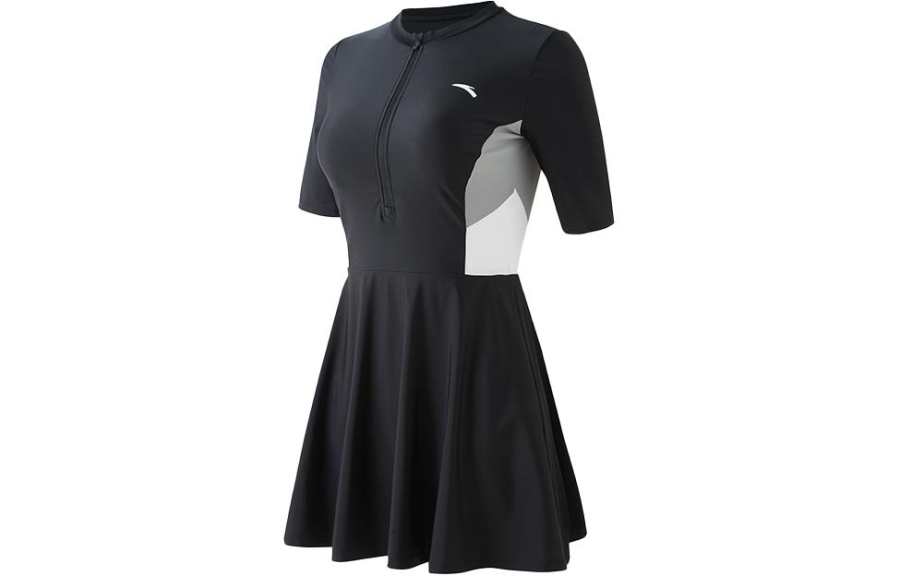 Anta One piece Swimsuit Women's Black