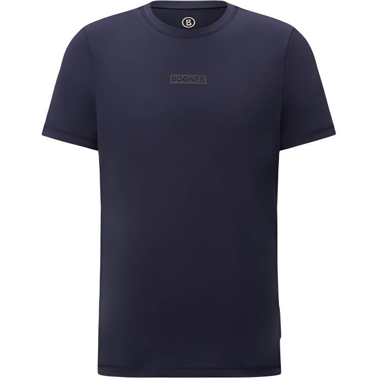 BOGNER T Shirts Men's Sea Blue W464 Crew Neck Moderate