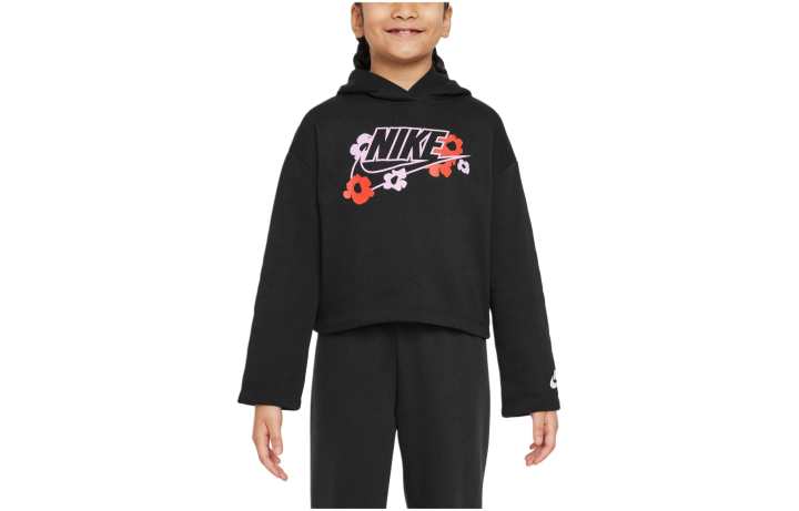 Nike Nike Floral French Terry Sweatshirt Kids' Black