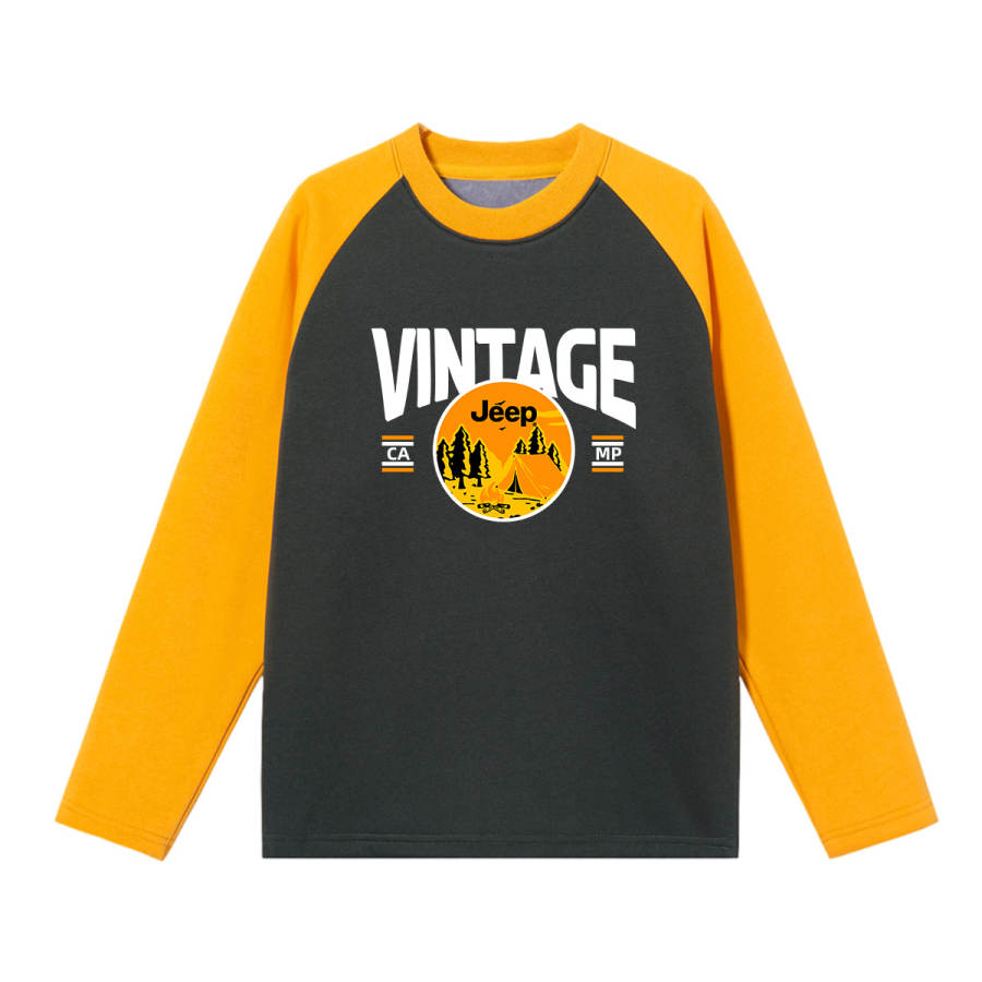 Jeep Grade School Sweatshirts Crew Neck Moderate