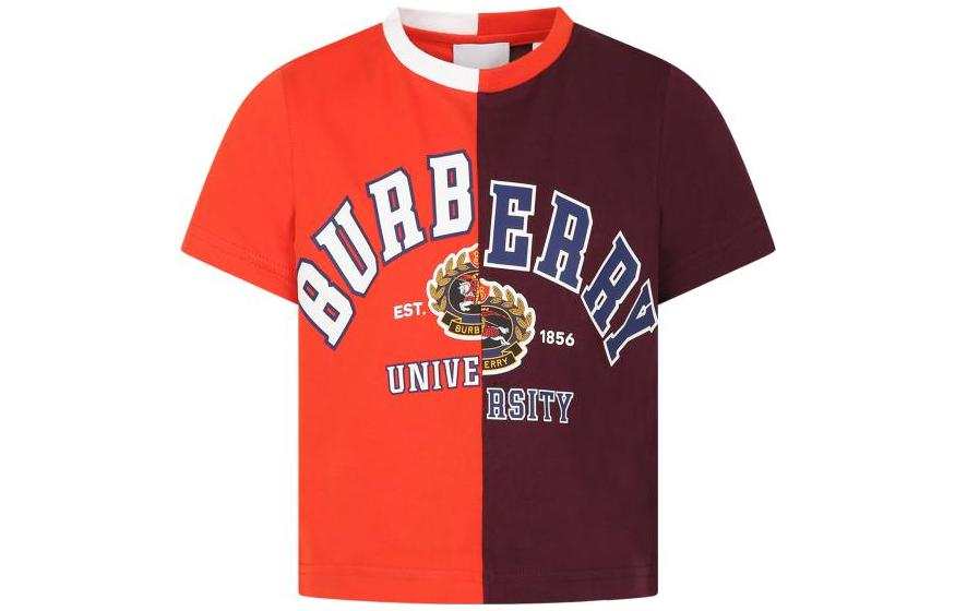 Burberry T Shirt SS22 Orange Kids'