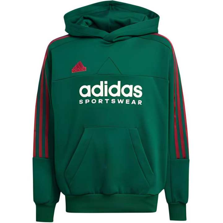 Adidas Adidas Sweatshirt Deep Green / University Burgundy / Cloud White Teenagers