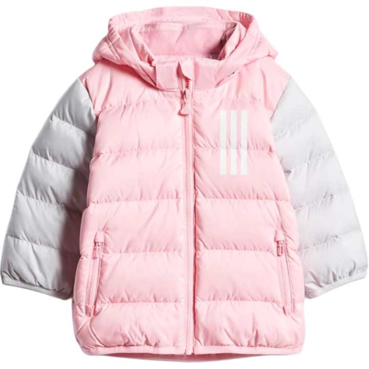 Adidas Adidas Down Jacket Pink/Gray Infant And Toddler