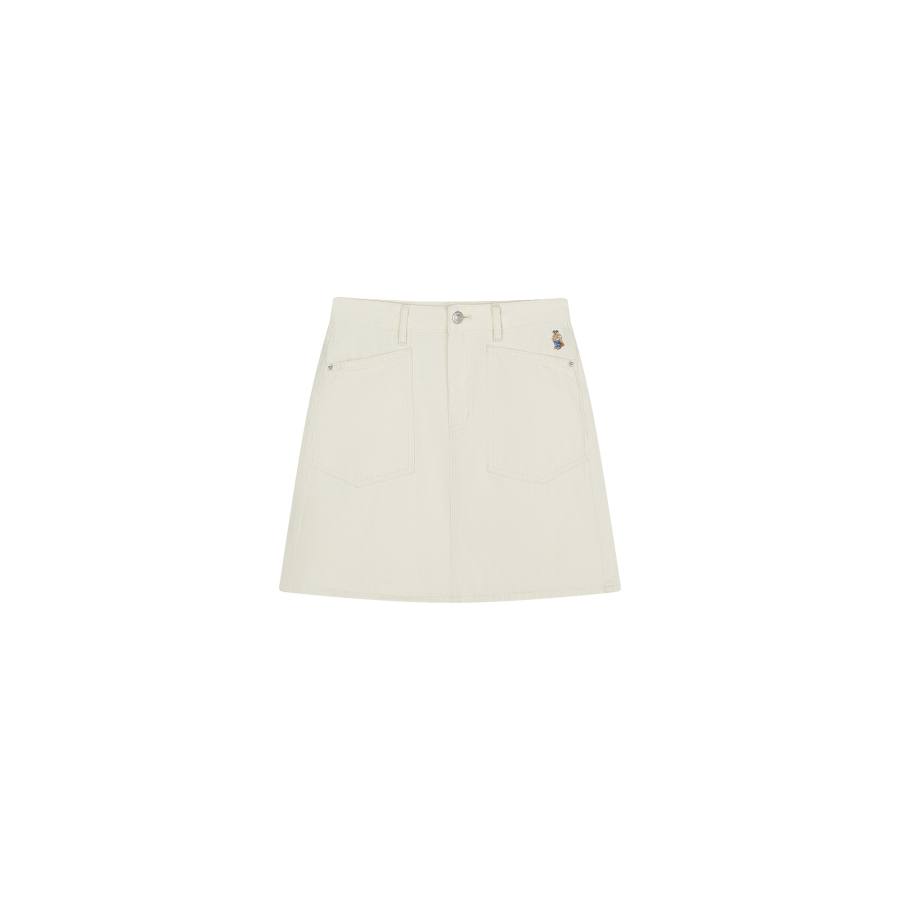 Teenie Weenie Casual Short Skirts Women's Ivory White