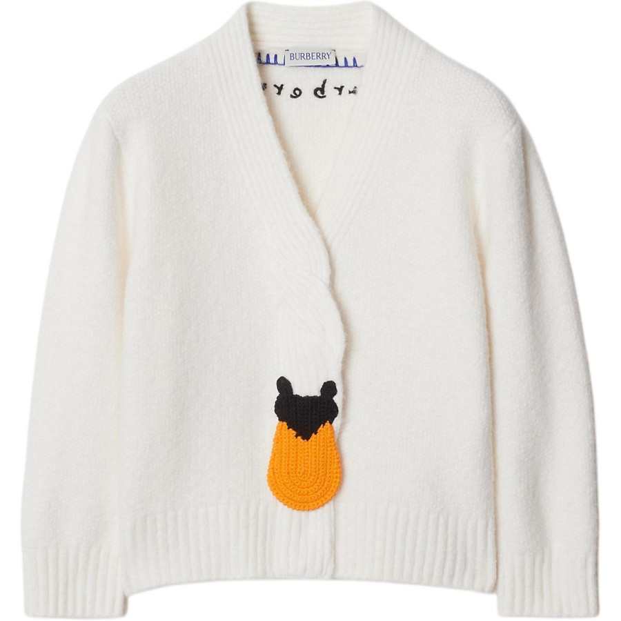 Burberry Jackets & Coats FW24 Ivory White Kids'