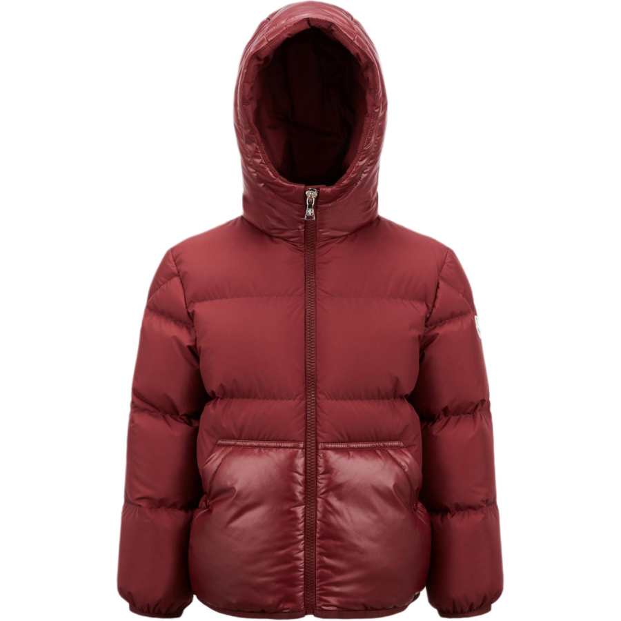 Moncler Padded Jacket Bordeaux Red Children Aged 3 7 Years Old