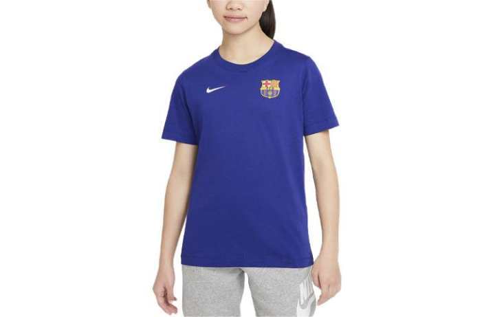 Nike Nike T Shirt FC Barcelona Royal Blue Kids'