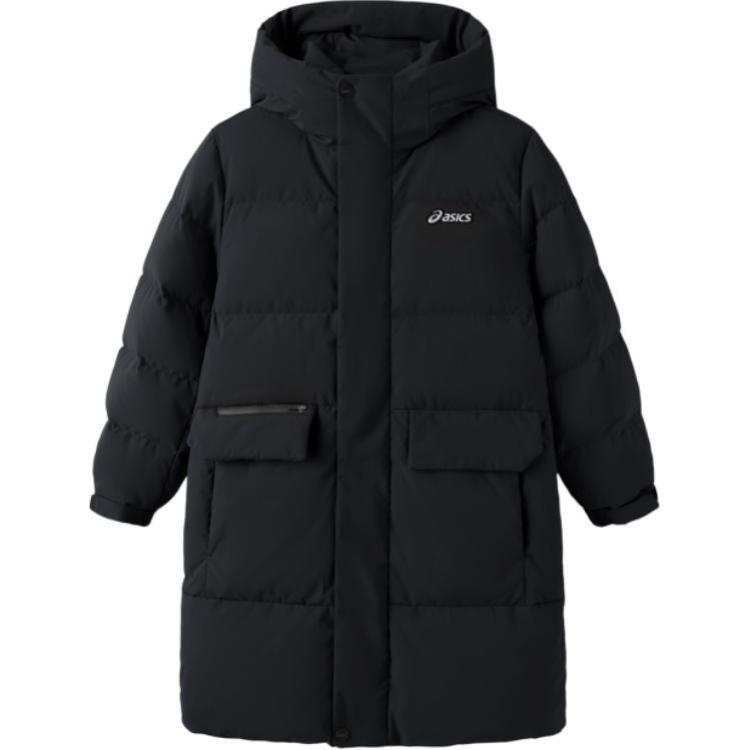 Asics Down Jacket Sports Performance Black Teenagers