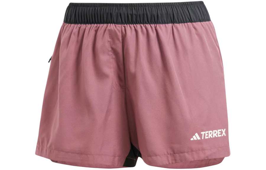 Adidas Adidas Terrex Multi Trail Running Shorts Sports Shorts Women's Dark Red