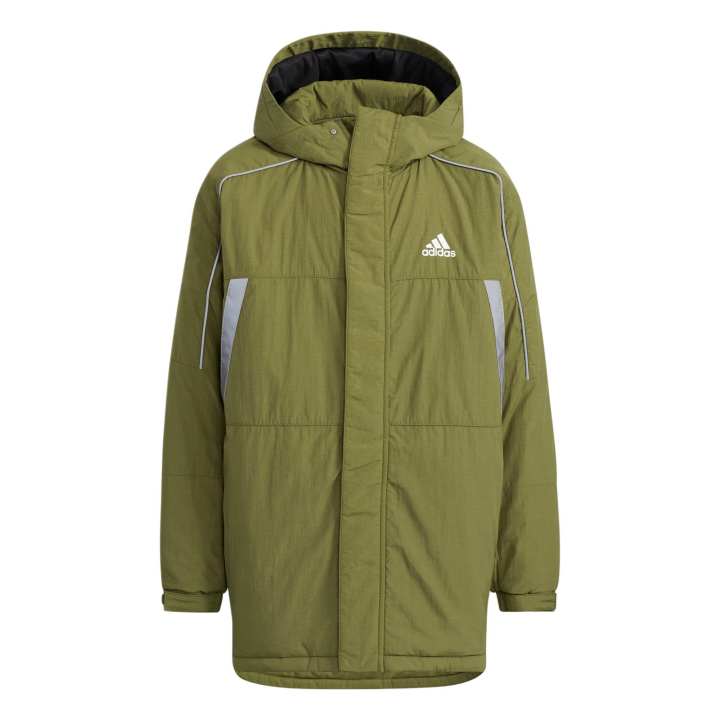 Adidas Adidas Padded Jacket Dark Olive Green Teenagers