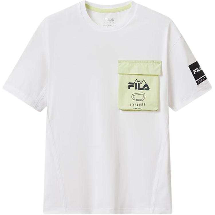 FILA KIDS T Shirt Jade White Teenagers