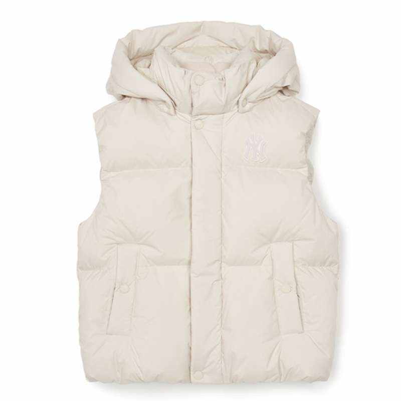 MLB KIDS Down Vest Ecru Teenagers
