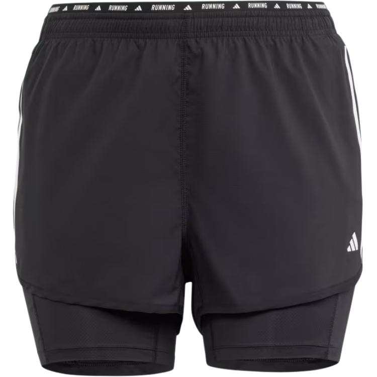 Adidas Adidas Free Shipping With AdiClub Own The Run 3-Stripes 2-in-1 Shorts