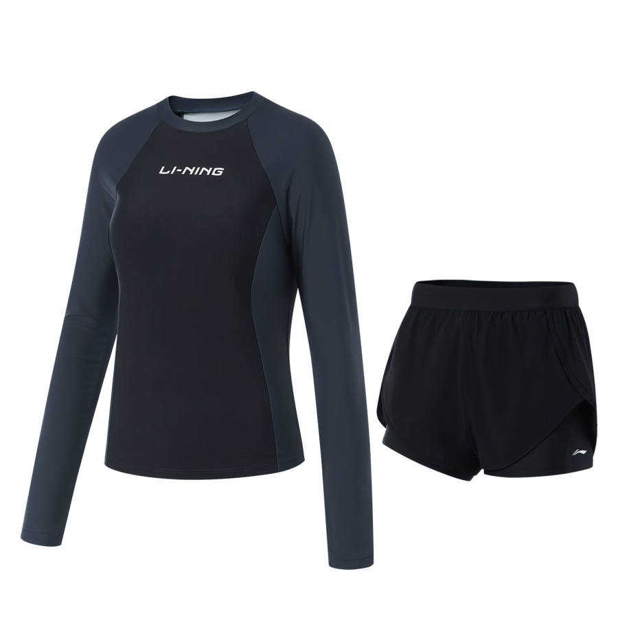 Li-Ning Li Ning Two Piece Swimsuit Women's Black/Ink Gray
