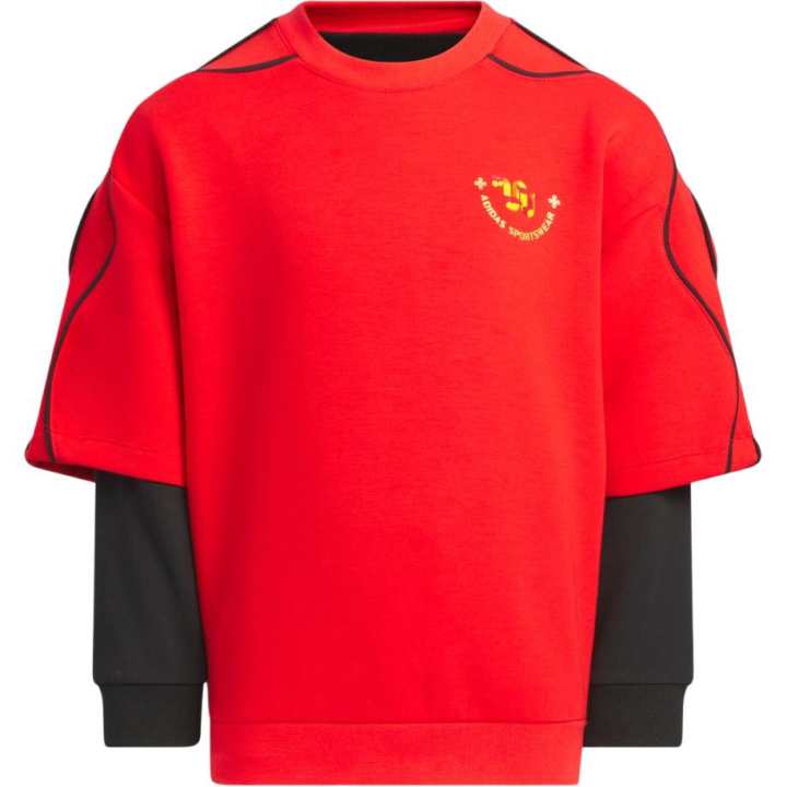 Adidas Adidas Sweatshirt Gemstone Red/Black Children Aged 3 7 Years Old