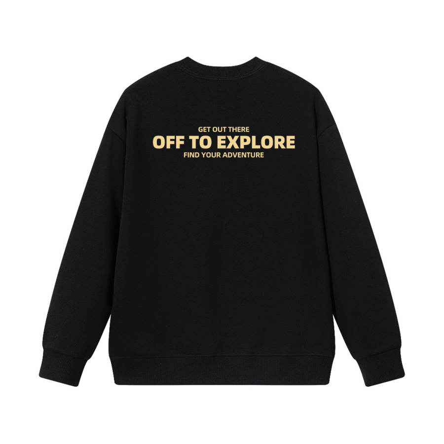 Jeep Jeep Grade School Sweatshirts Crew Neck Thickened