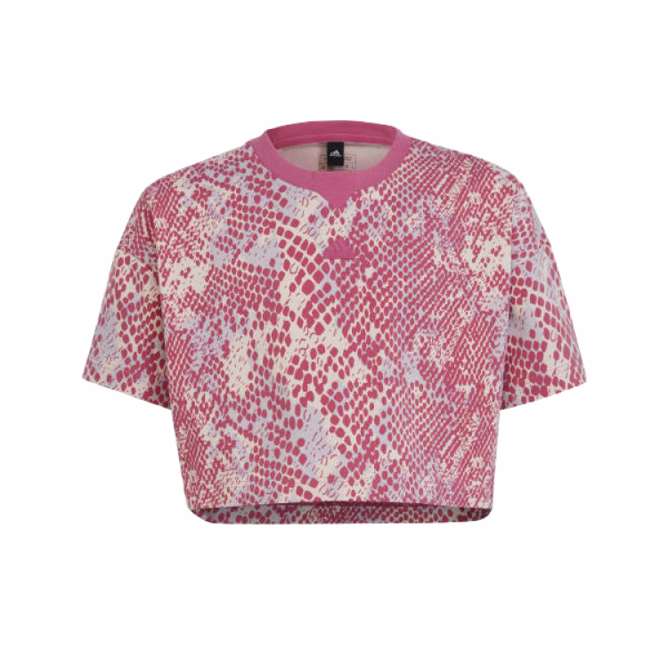 Adidas Adidas T Shirt Quartz/Silver Dawn/Pre Made Fuchsia Teenagers