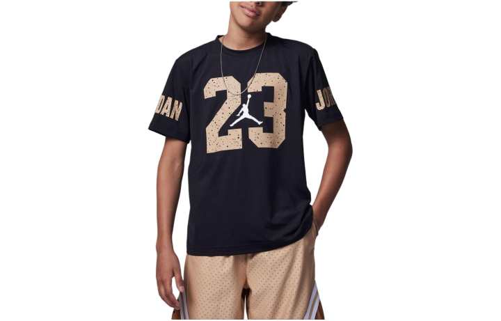 Jordan Jordan T Shirt 23 Speckled Tee Black Kids'