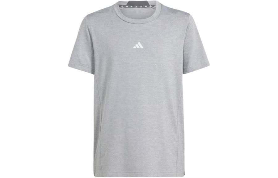 Adidas Adidas T Shirt Kids' Apparel Aero Ready Heather Short Sleeve T Shirt Gray Kids'