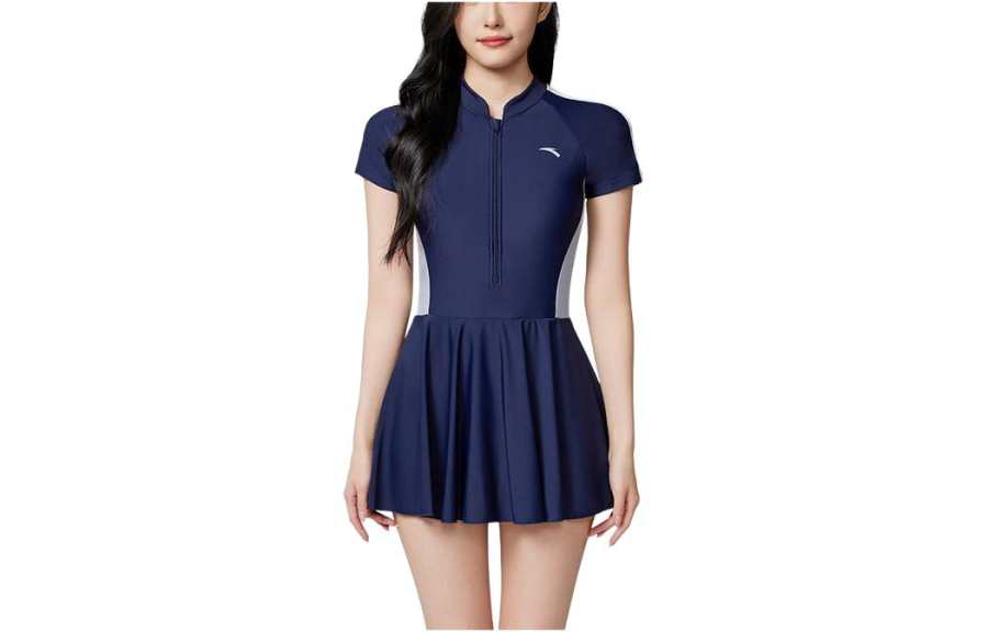 Anta Swim Dresses & Skirts Women's Dark Blue/Light Gray