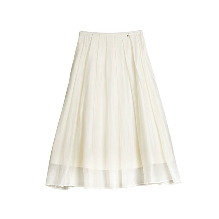 ELLE Casual Short Skirts Women's Ecru