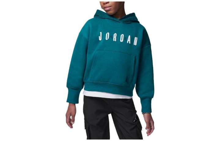Jordan Jordan Kids' Apparel Soft Touch Mixed Pullover Hoodie Sweatshirt Kids' Blue