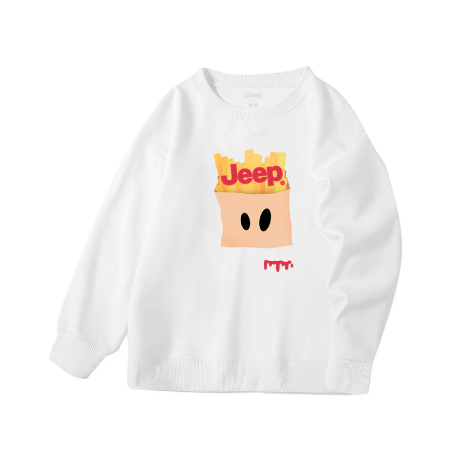 Jeep Grade School Sweatshirts Crew Neck Moderate