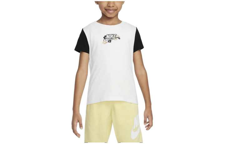 Nike Nike T Shirt Kids' Apparel Graphic T Shirt White Kids'