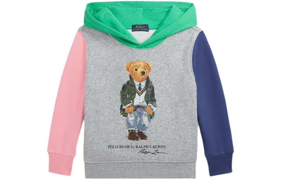 Polo Ralph Lauren Sweatshirt SS24 Heather Gray Kids'