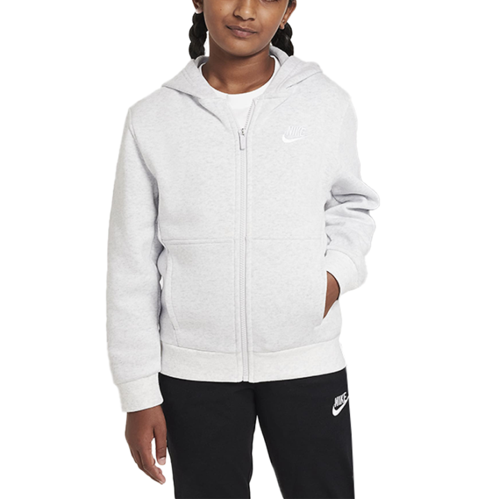 Nike Nike Jackets & Coats Sportswear Club Birch Heather/Dark Gray/White Teenagers