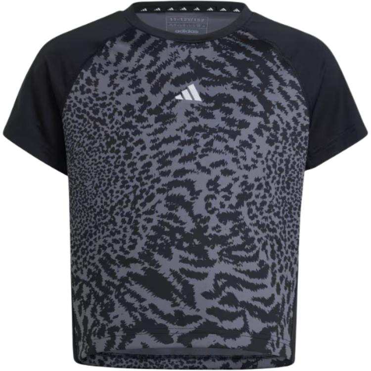 Adidas Adidas T Shirt Grey/Black/Reflective Silver Children Aged 3 7 Years Old