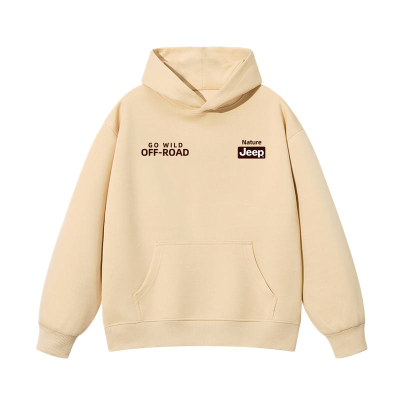 Jeep Grade School Sweatshirts Hooded Thickened