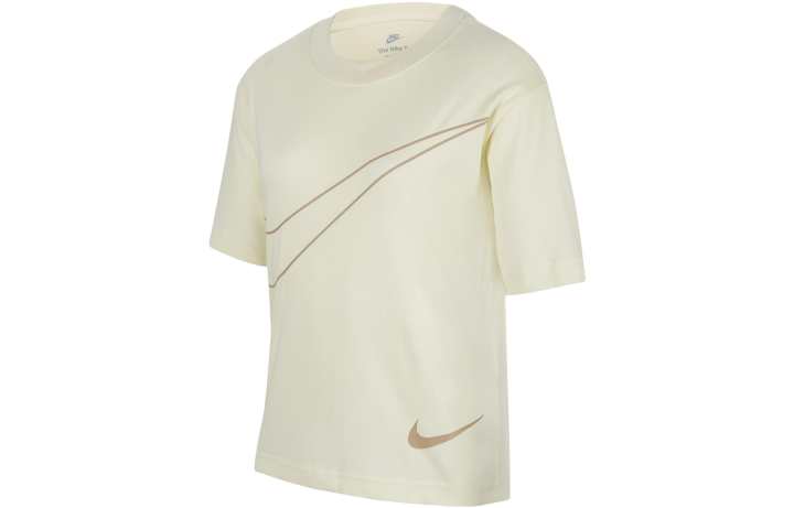 Nike Nike T Shirt Kids' Apparel Sportswear Ivory Kids'