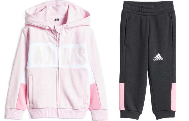 Adidas Adidas Casual Sportswear Pink+Black Kids'