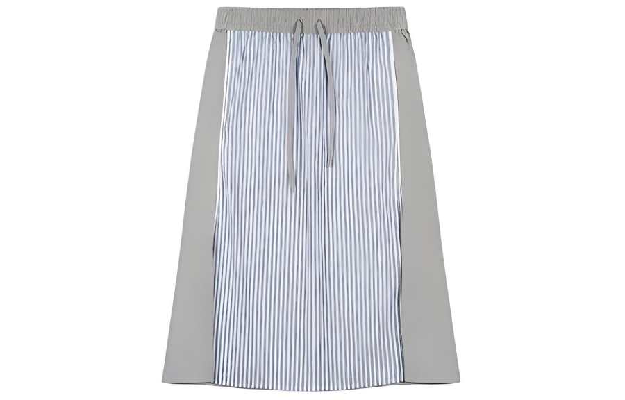 GOOD BAI Casual Long Skirt Women's Gray