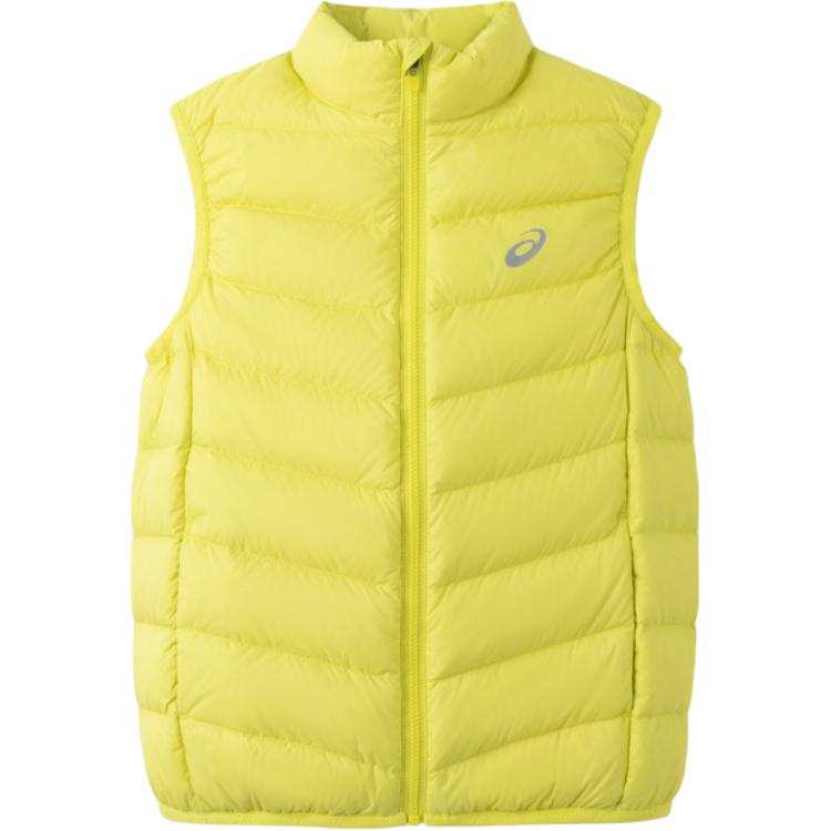 ASICS Asics Down Vests Yellow Green Teenagers