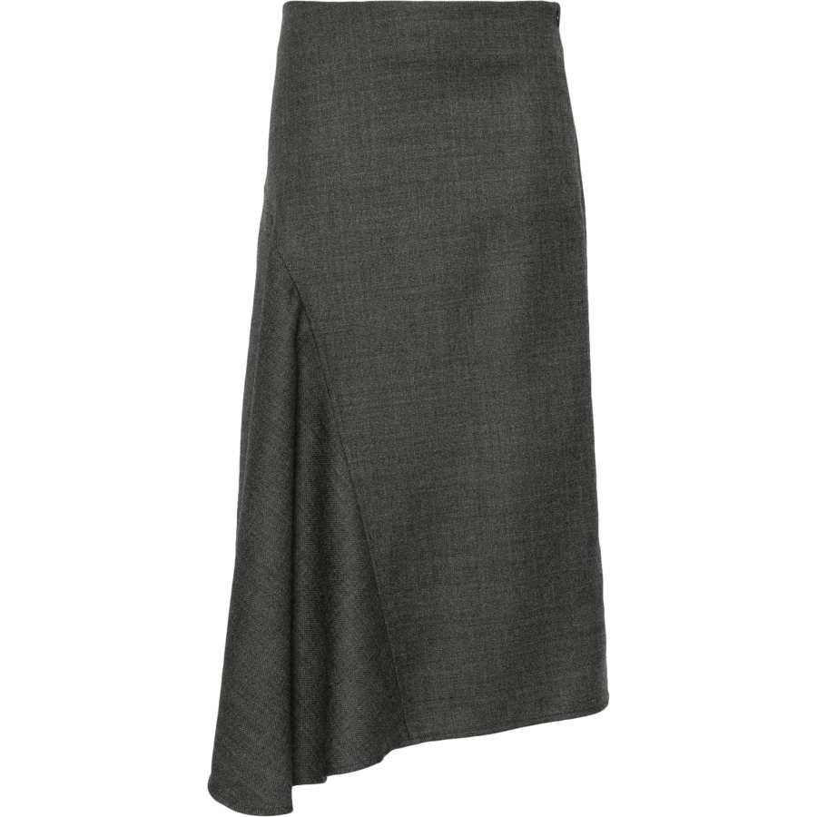 Brunello Cucinelli Asymmetric Midi Skirt