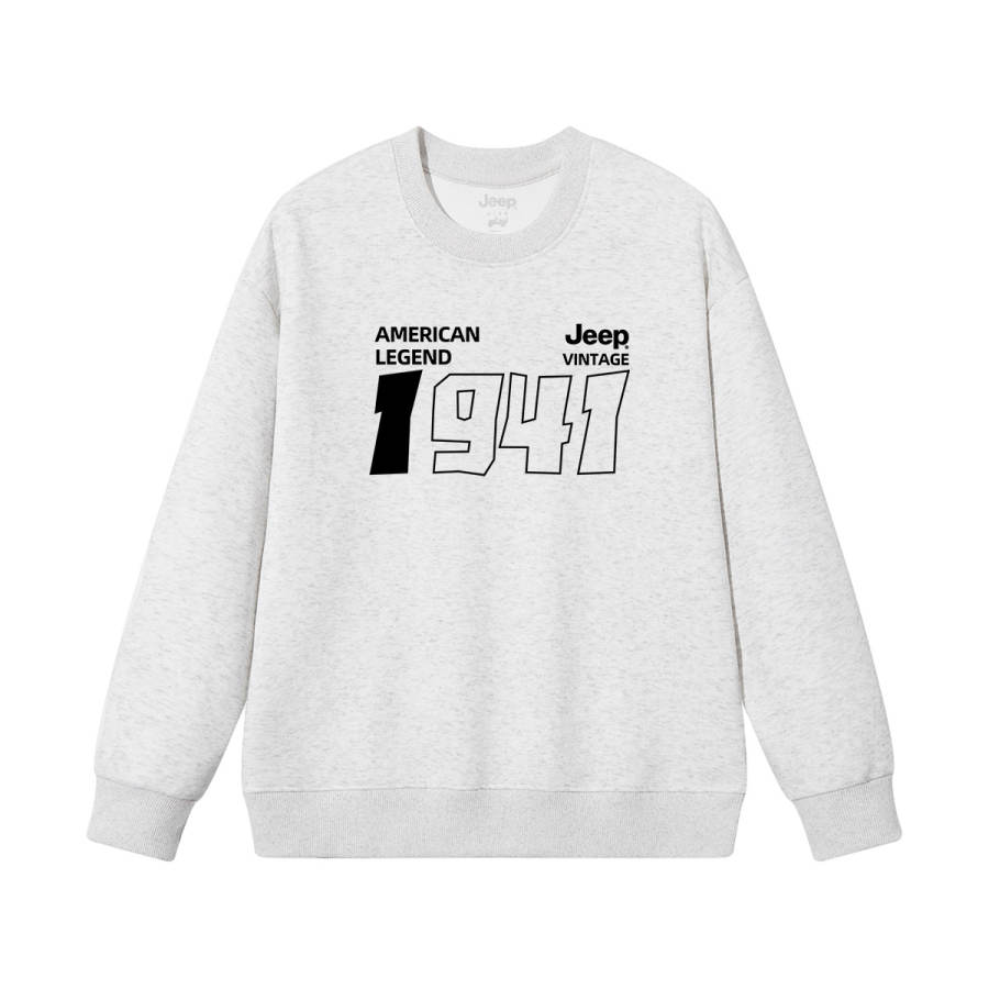 Jeep Grade School Sweatshirts Crew Neck Moderate