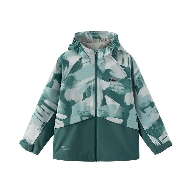 ASICS Jacket Urban Trendy Green Teenagers