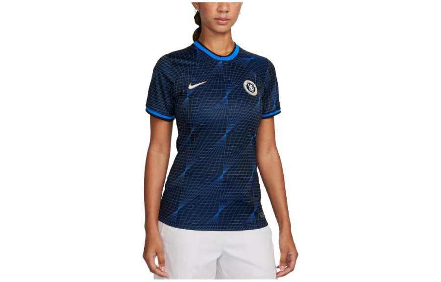 Nike Nike Chelsea Soccer Jerseys Women's Blue Crew Neck Moderate