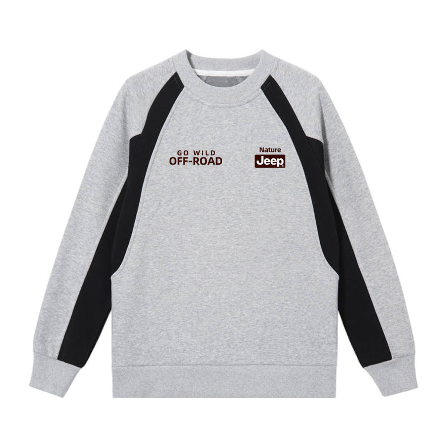 Jeep Jeep Grade School Sweatshirts Crew Neck Thickened