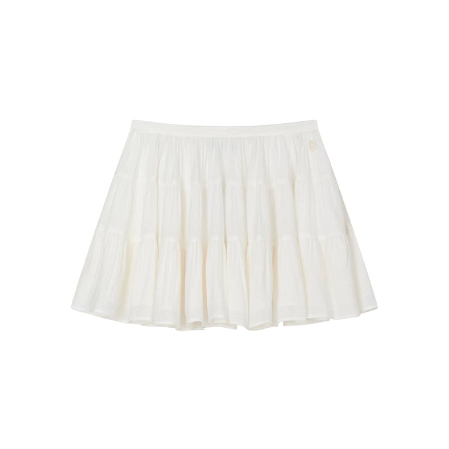 Teenie Weenie Casual Short Skirts Women's Ivory White