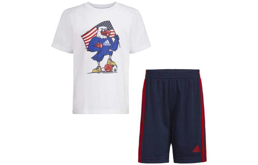 Adidas Adidas Kids Casual Sportswear Crew Neck Moderate